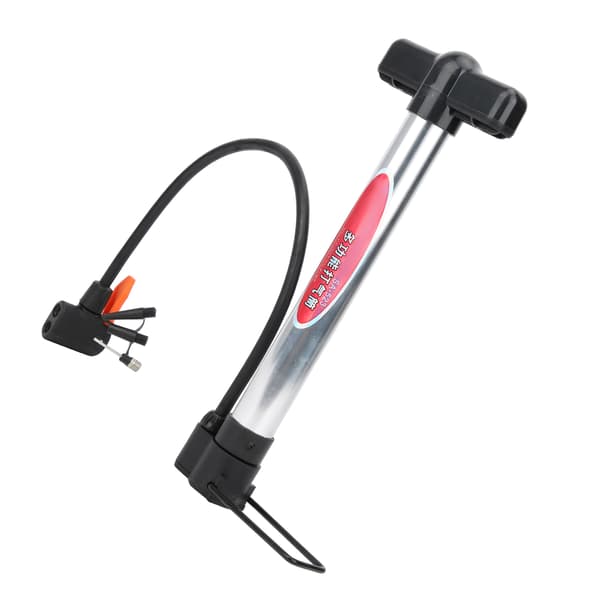 10' Bärbar Cykelpump Aluminiumlegering Mini Cykel Handluftpump Boll Däckpumpverktyg