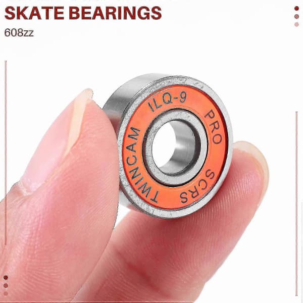 16 stk/parti Skating Twincam Ilq-9 608zz Miniaturekugle til Skateboardsko Tilbehør -9