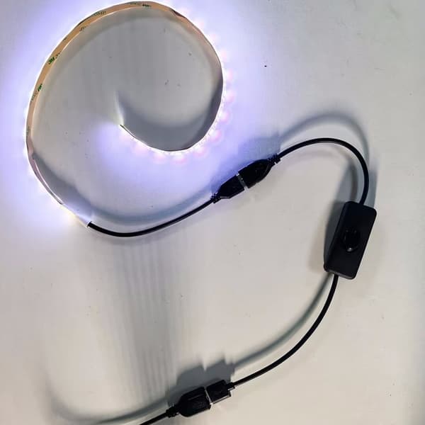 3 st, 303 USB-brytare, USB-brytarkabel för LED-skrivbordslampor