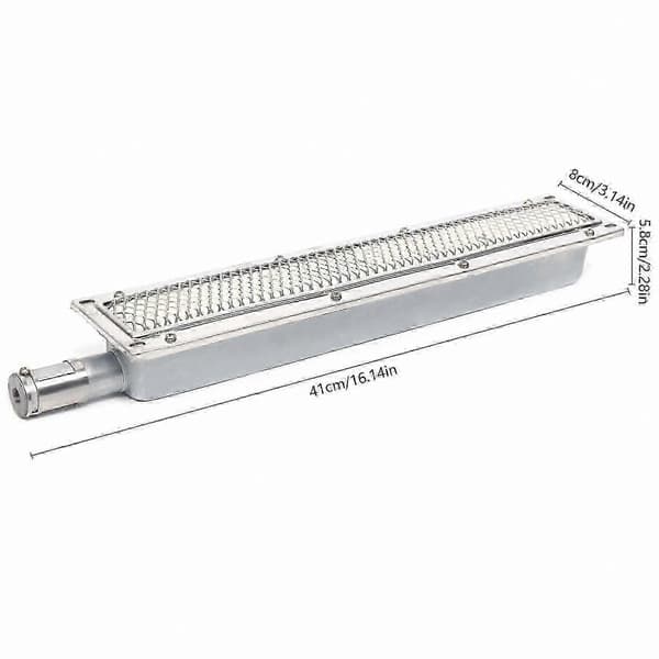 41 cm infrarød sidegasgrill til grillovn kuvina 41x8x5,8 cm