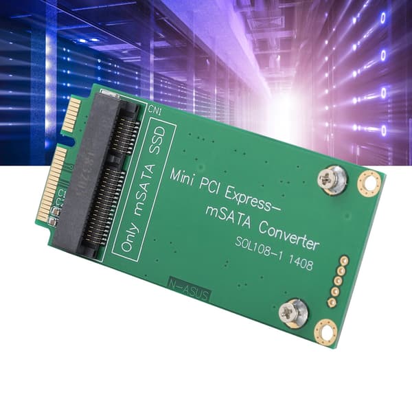 mSATA SSD till SATA Mini PCIE SSD Riser-kort Adapter Konverterare för ASUS Laptop