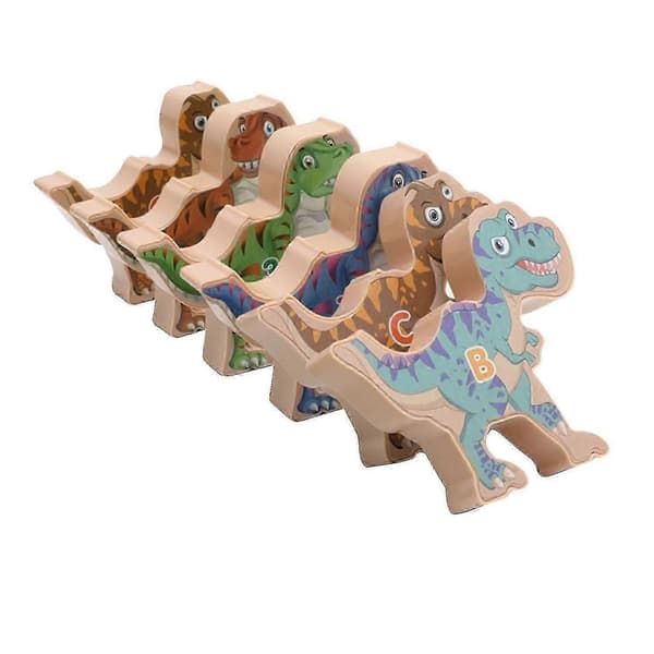 Dinosaur Balance Spil DIY Byggeklodser Glat Stabling Tidlige Pædagogiske Legetøj