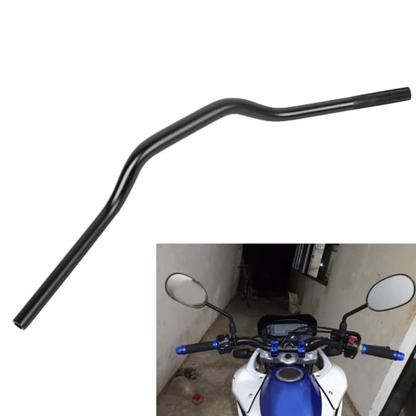 Universal 22mm CNC Aluminium Legering Motorcykel Styr 28.6mm Fast Kode Trækstang (Sort)