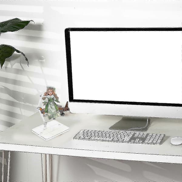 4 stk. justerbare actionfigur-displayholdere til dukkemodeller