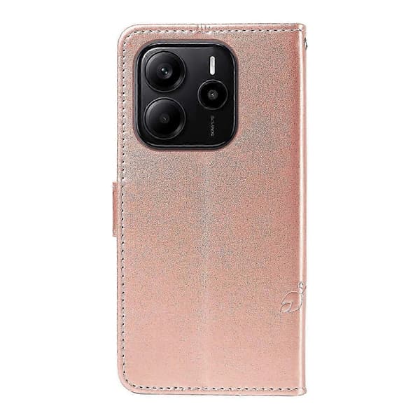 För Xiaomi Redmi Note 14 4G (163.25x76.55x8.16mm) Telefonfodral -XN Monivärinen Ruusu kullan