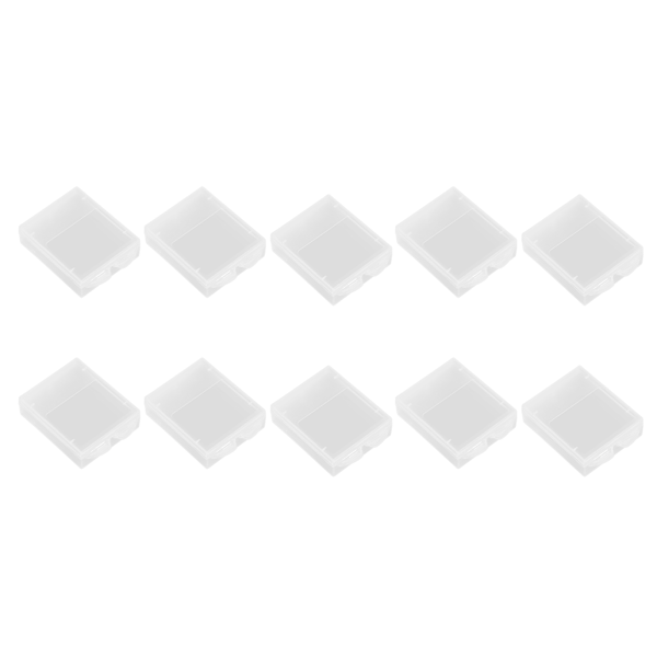 10st Klar Plast Fuktsäker Batterihållare Förvaringsbox Fodral Behållare för Gopro 3 4 5 6