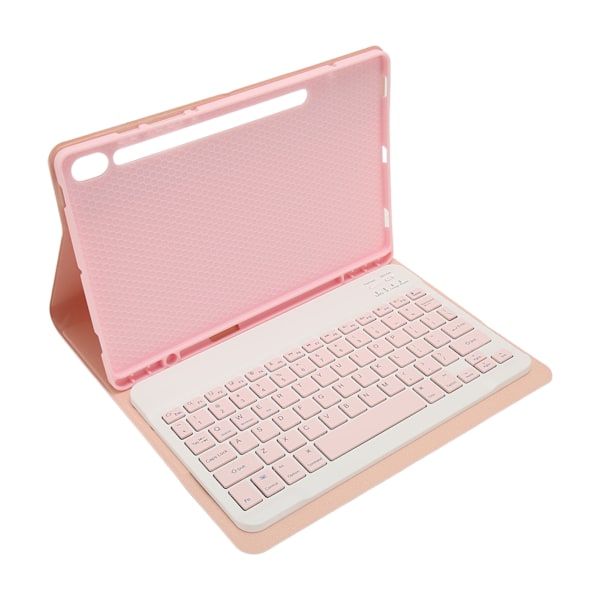 Tabletin näppäimistö BT-yhteys PU-nahkaa Tarkat leikkaukset Vedenpitävä langaton näppäimistö Tab S9 11 tuuman 2023 Pinkki