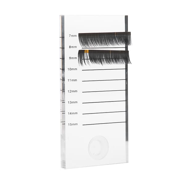 Falsk Øjenvippeforlænger Stand Holder Palette Med Øjenvippe Ring Lim Holder