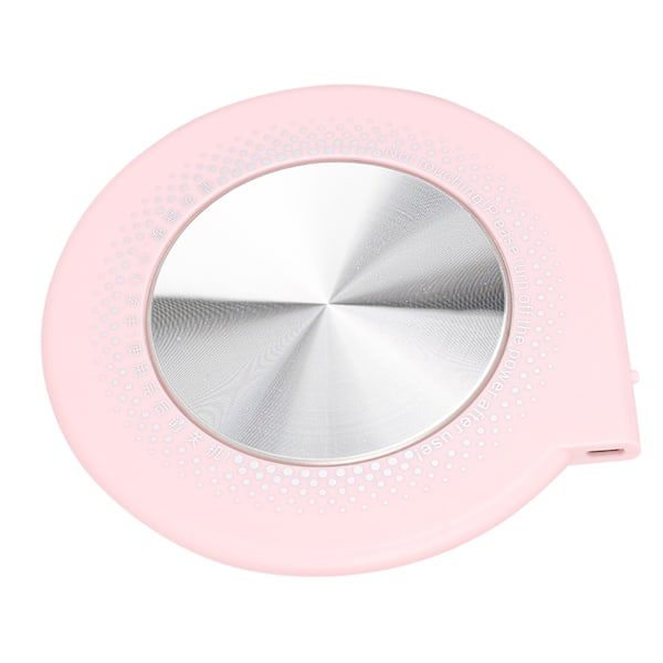 55℃ Multifunktionel USB Kop Krus Isolationsmåtte Skrivebordsisoleringspude Coaster (Pink)