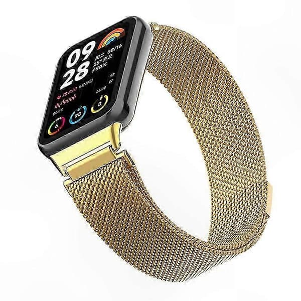 Magnetisk Milanese Loop-rem i rustfrit stål med stik til smart aktivitetsmåler Multicolor Style D