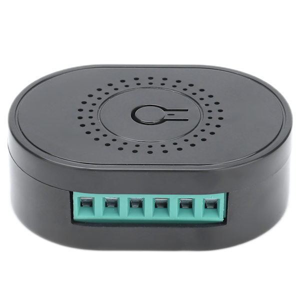 16A Smart Switch Dubbel Kontroll Tidsinställbar Multifunktionell På Av Kontroller Switch för ZigBee för Tuya 85‑250VSvart