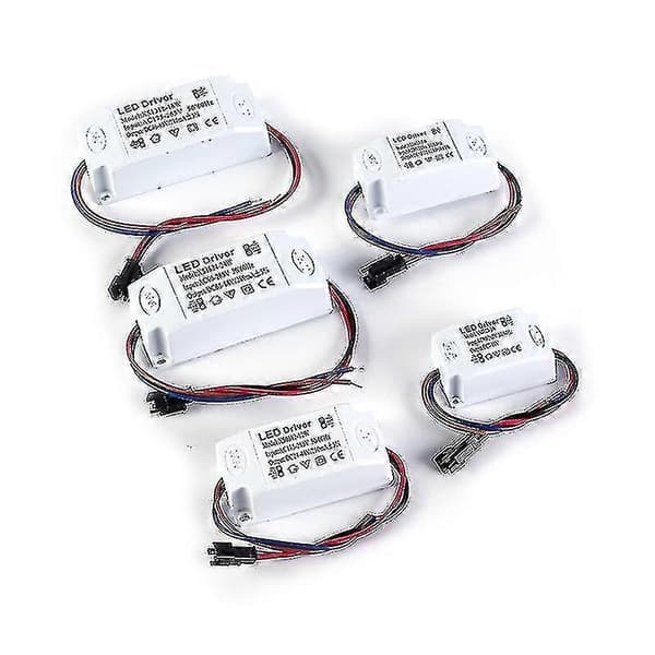 3w 7w 12w 18w 24w strømadapter med transformer switch til LED-lys - JA 8-12W