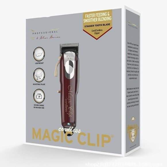 【03】Wahl Professional 5-Star johdoton Magic Clip -hiustenleikkuri kapenevalla vivulla