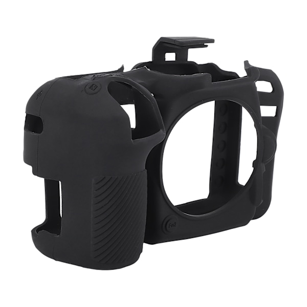 Til Nikon D7500 Kamerahus Cover Blød Silikone Beskyttende Sort
