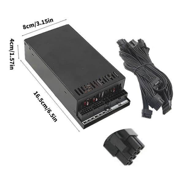 700W strømforsyning til stationær computer, fuld modul, switch-strømforsyning, pladsbesparende pc-strømforsyning, flerfarvet 2 6plus2Pin