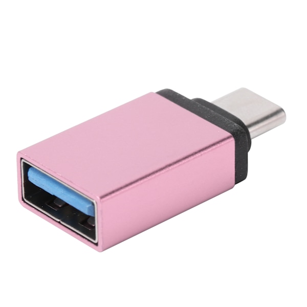 Typ C Adapter Konverter Mobiltelefon Notebook USB Snabbladdning Datortillbehör (Roséguld)
