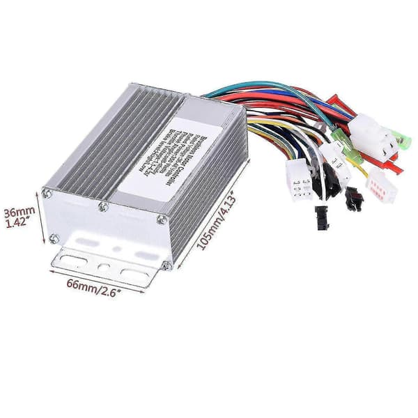【03】36v/48v 350w Elektrisk E-cykel Scooter Børsteløs DC Motor Hastighedsregulator