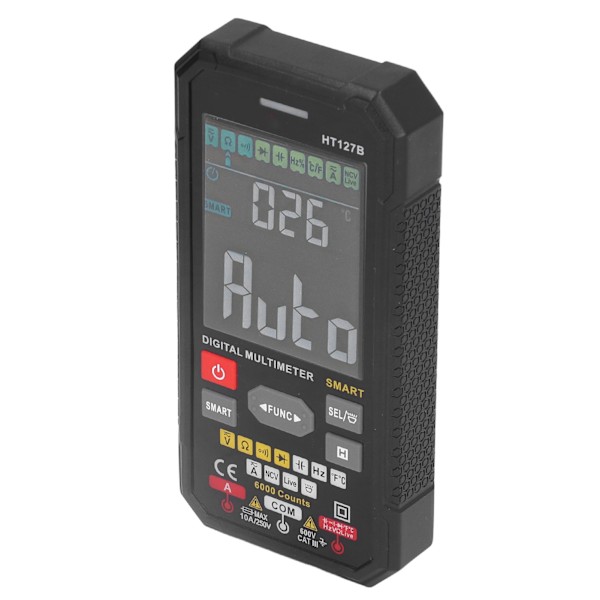 Multimeter Digital Display Automatisk DC AC Spænding Volt Meter Ohmmeter Amperemeter Tester