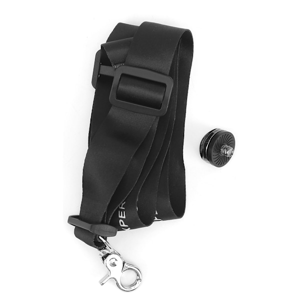 Justerbart hängande säkerhetsrep för DJI OM 4/Osmo Mobile 2 3 Handhållen Stabilisator Lanyard Svart