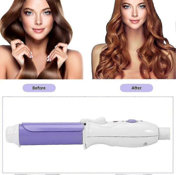 2 i 1 Plattång, Mini Deep Curling Bunch Keramisk Locktång (Blå)