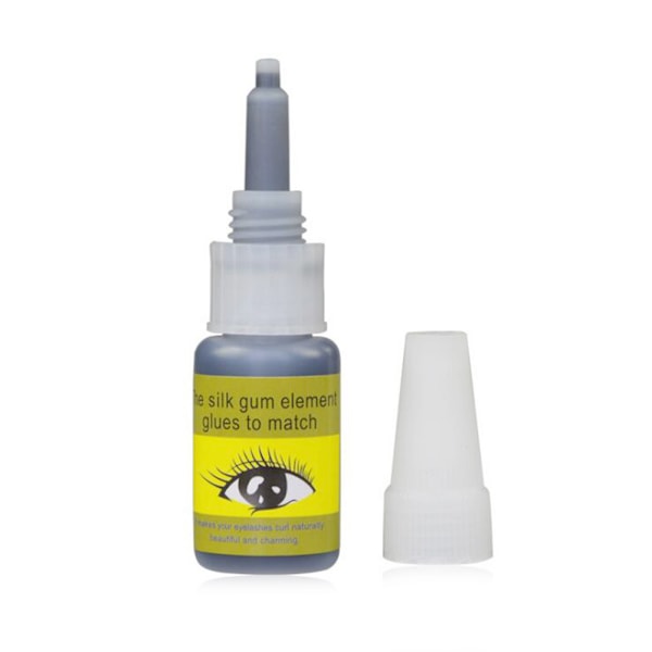 10ml Ögonfransförlängningslim Snabbtorkande Fransar Podningslim Övningsverktyg för Förlängning