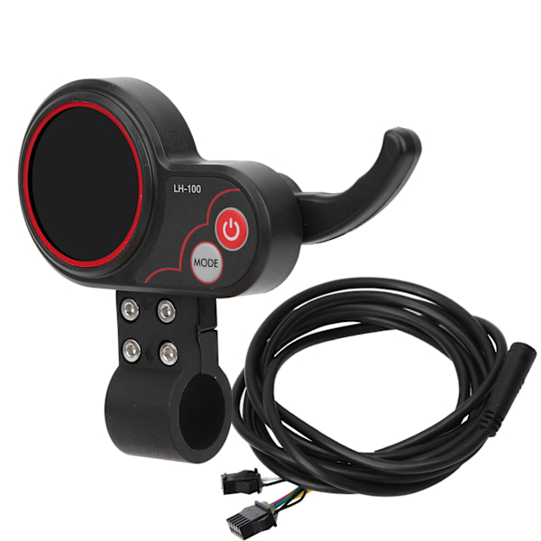 Display Tommelfingergas 2 i 1 Speedometer Manuel Kontrolpanel til Elektrisk Cykel Scooter Aftale 2 48V