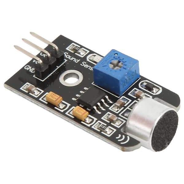 Mikrofon Sensor Ljudmodul 5V Röstdetektering Hög Känslighet Justerbar Förstärkning Analog Utgång