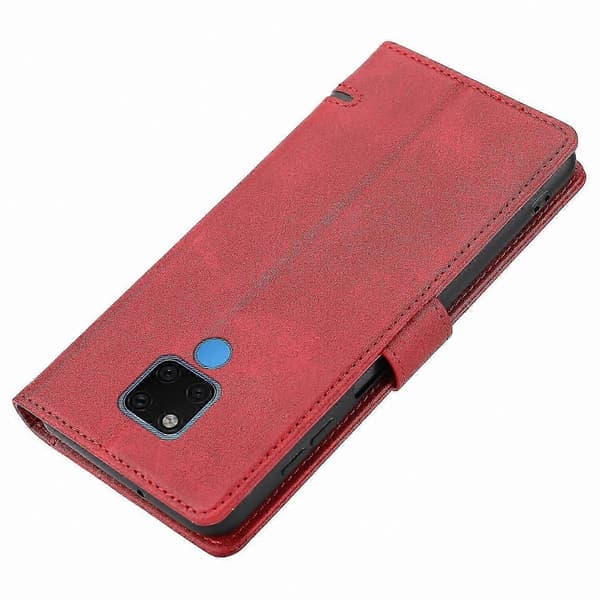 Mate 20 Flip Læder Pung Etui Red