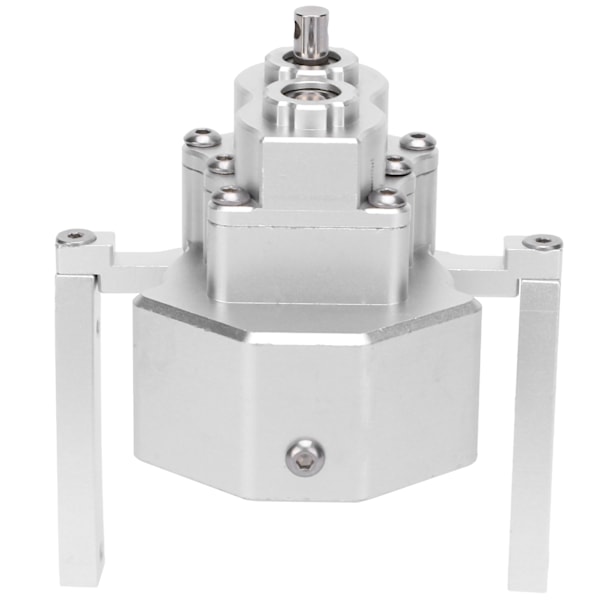313 mm Akselafstand Metal Chassis Ramme Front Gearkasse Passer til 1/10 RC Crawler Bil Dele Sølv