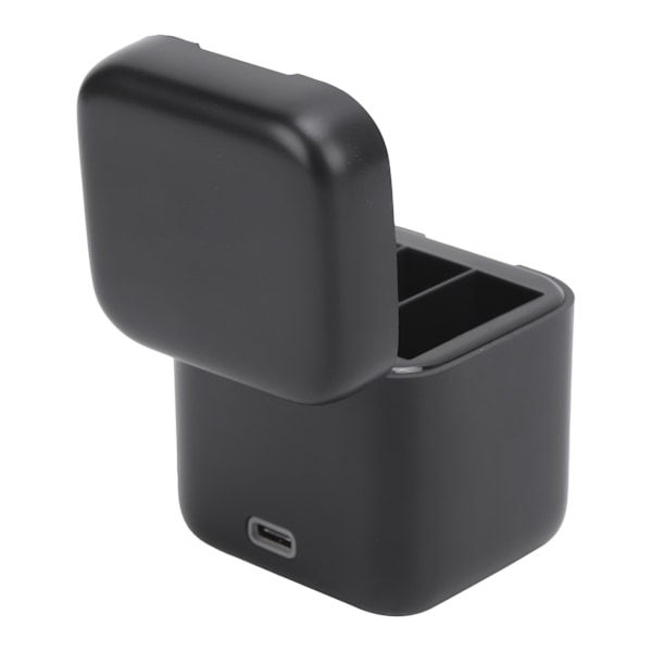 TELESIN 3-kanals batterioplader Batteriopbevaring Opladningsetui Boks til GoPro Hero 9