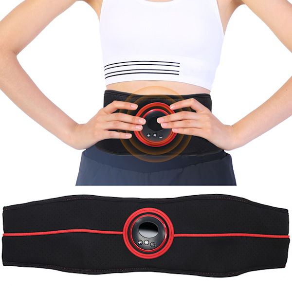 Intelligent Formningsbälte EMS Elektronisk Muskelstimulator Massage Neopren Midjebälte