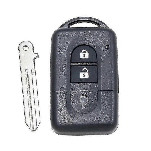 Fjernbetjening med nøglefri åbning og 2 knapper til Nissan Pathfinder 285e34x00a 285e3eb30a sort szrh21 5 5