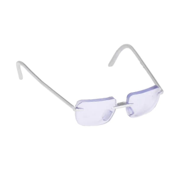 Briller i 1/6 skala af legering - Stilfuldt brille til 12-tommer actionfigurer E