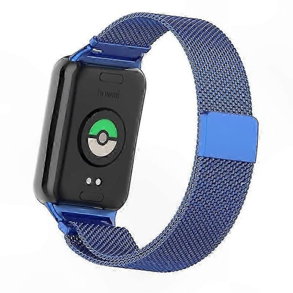 Magnetisk Milanese Loop-rem i rustfrit stål med stik til smart aktivitetsmåler Multicolor Style F