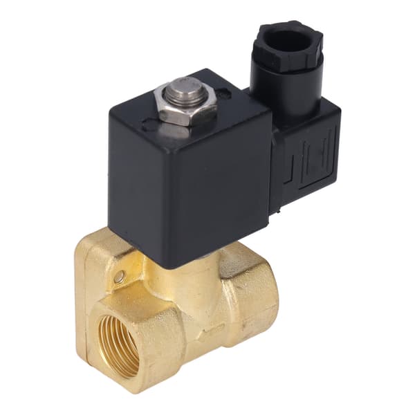 G1/4in Normalt Stängd Elektrisk Magnetventil 2 Positioner 2 Vägs Membran Högtrycksventil AC220V
