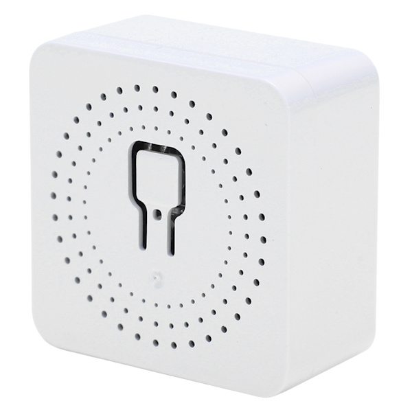 Mini ON/Off Controller Switch Smart WiFi Lysåbner Hvid APP Stemmestyring til Tuya 100‑240V 50/60Hz16A