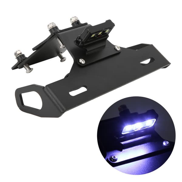 LED Motorcykel Nummerpladeholder Beslag til Kawasaki Z900 (2017-2021)