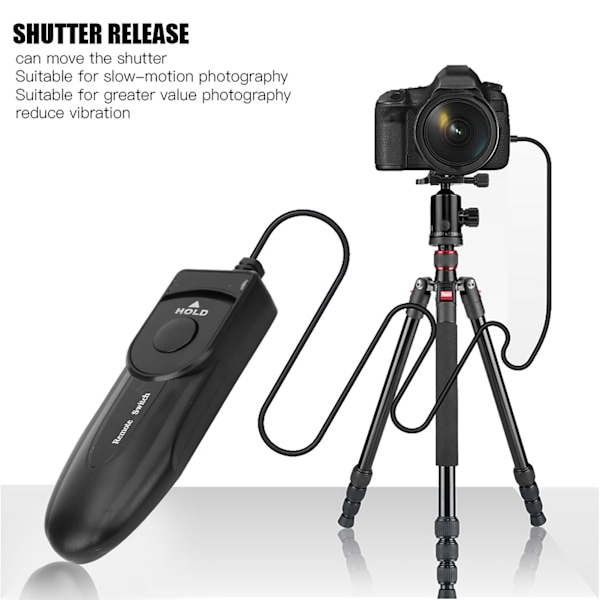 RM VPR1 SLR Fjernudløser med LED-lys til Sony A7 A7R A7RII HX300 Kamera