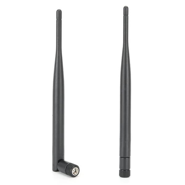 2 st Routerantenn Hållbart WIFI-system 6DB Hög förstärkning 2,4/5,8G Dubbelband SMA Innerhål