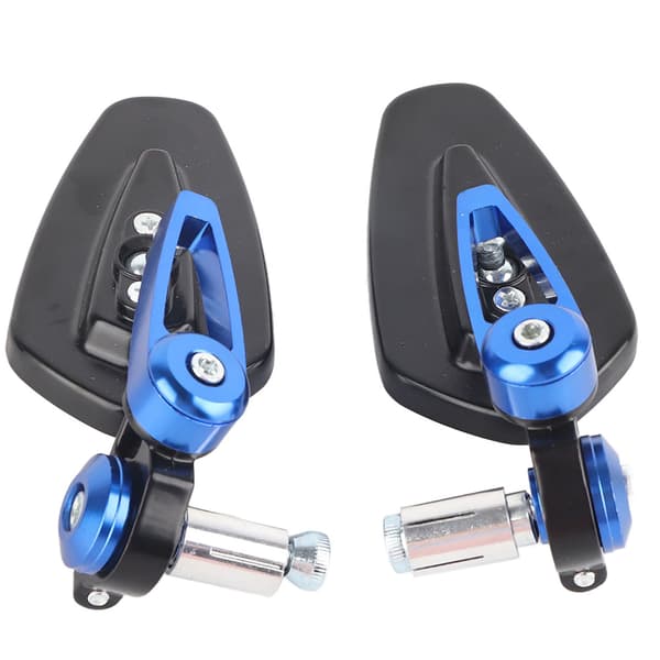 Universal Motorcykel Motorcykel Aluminiumlegering 7/8\" 22mm Styreände Sidospeglar Blå