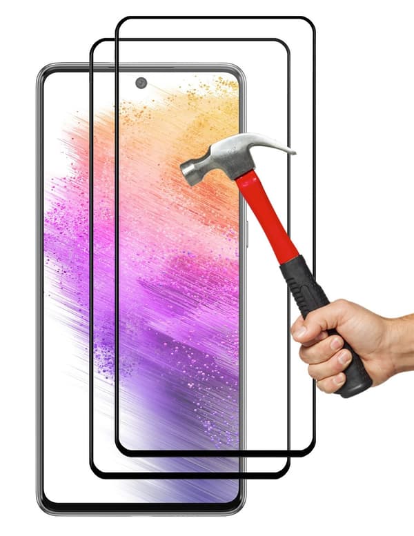 [2-pak] Samsung A57 5G Fuldækkende Hærdet Glas Skærmbeskyttelse 50