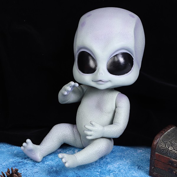 Alien Docka Hög Simulering Spädbarn Alien Docka Samling Gåva för Barn Vuxen