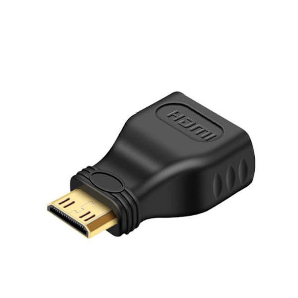 3 kpl Mini HDMI–HDMI-sovitin, uros–naaras, musta