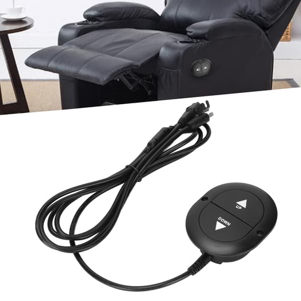 Elektrisk Relaxfåtölj Massage Stol Kontrollbrytare med 2 Knappar - 1 Styck