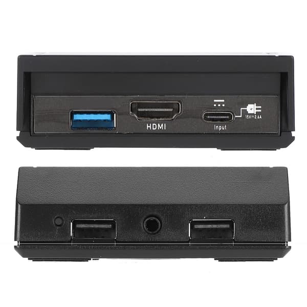HDMI bärbar laddningsdocka bas skrivbordsladdare för Switch/Lite med hörlursgränssnitt