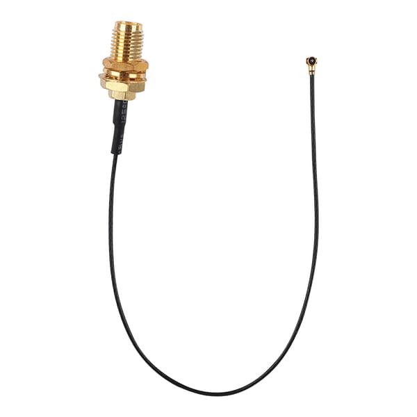 2 STK RF0.81 IPEX 4 til ekstern gevind indvendig pin til M.2 WiFi netværkskort trådløst modul