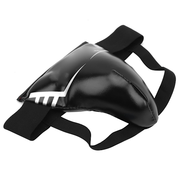 Grenskydd Svart PU Boxning Sanda Skrotchskydd Jockstrap Cup för 5‑9 Barn