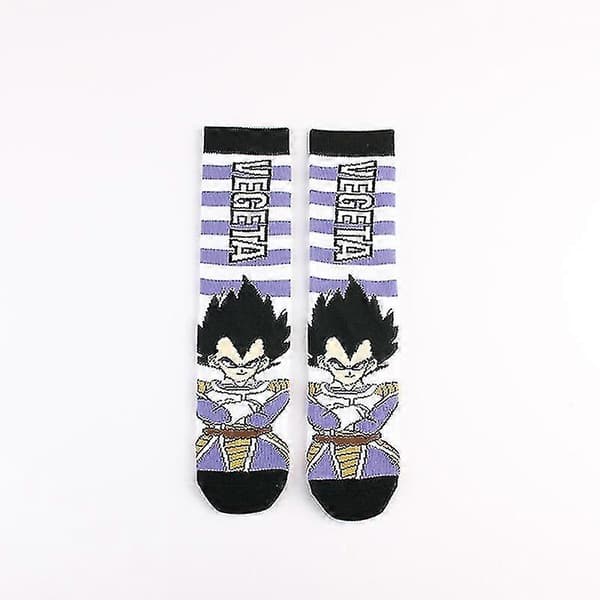 Dragons Ball Anime Figur Strømper Bomuld Midi Tube Strømper Sjove Casual Nyhed Mønstrede Strømper Til Damer