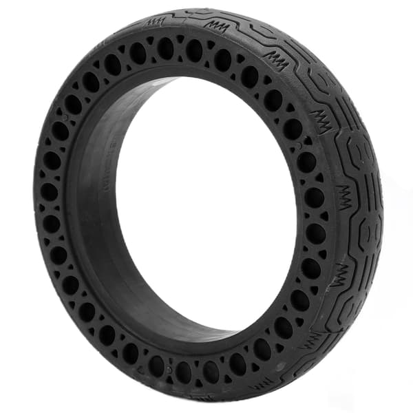 8.5x2.0 Elektrisk Scooter Hål Solid Däck Anti Punktering Halkfritt Däck för Xiaomi M365 Svart