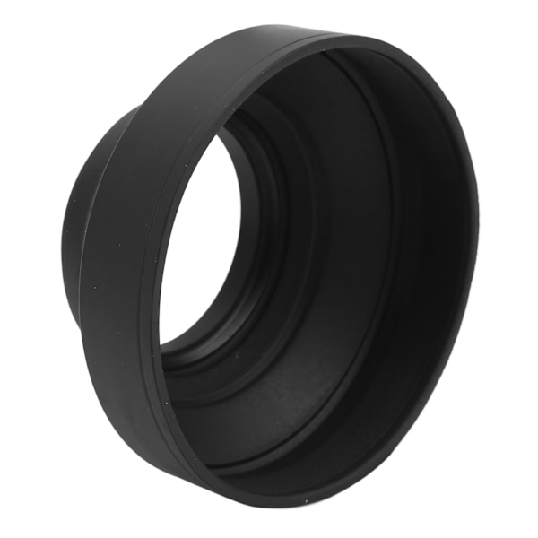 Kameralinse Solblænder Foldbar Forebygger Astigmatisme Forebygger Skader Digital Linse Solblænde til Kamera 58mm/2.3in